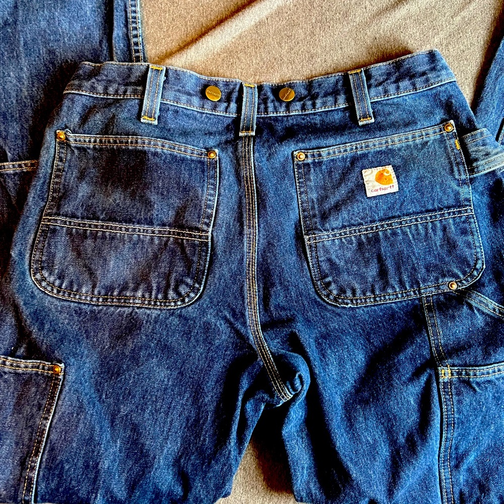 Mens carhartt double front utility jeans